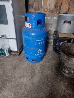 Elbląg Sprzedam butle gazową propan butan 11kg, pustą.