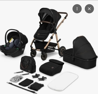 Elbląg WÓZEK LIONELO AMBER 3W1 + BAZA ISOFIX