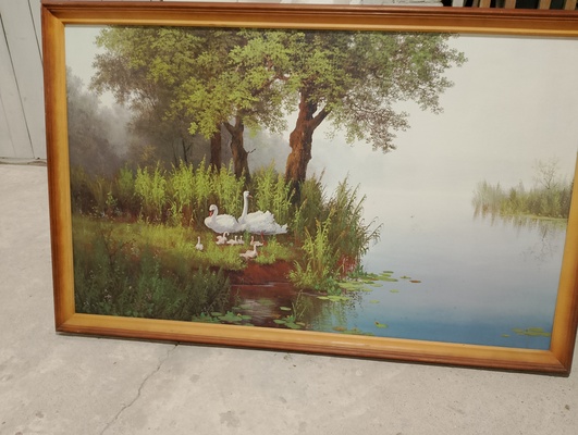 Elbląg Sprzedam obraz wysokość 66.Szerokość 106 cena 70