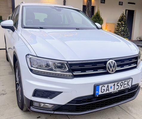 Elbląg Sprzedam Volkswagen Tiguan II 2.0 7DSG wersja Comfirtline rok produkcji 2018.Od początku samochód w moich