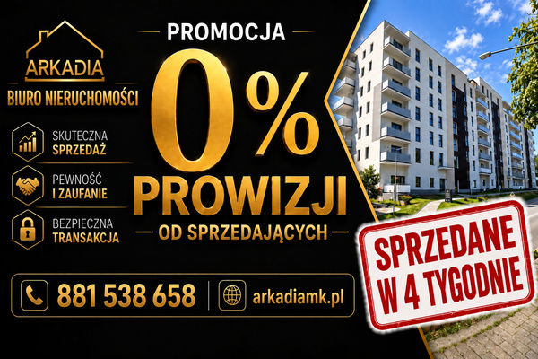 Elbląg :: Biuro nieruchomości ARKADIA ::Mieszkanie o wysokim standardzie ul. Częstochowska (Korona II)Piętro: