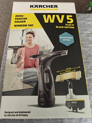 Elbląg Myjka do okien Karcher WV 5 Plus N BLACK EDITION + płyn+ ładowarka. Używana sporadycznie, ZE ze 4 razy stan