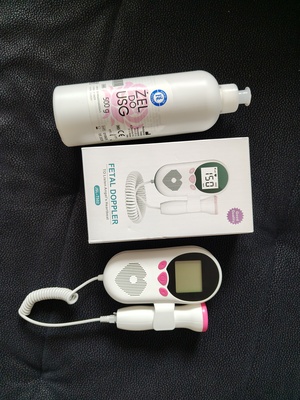 Elbląg Sprzedam detektor tętna płodu+przynajmniej połowa butelki żelu do USG, oraz testy do wykrywania wód płodowych.
