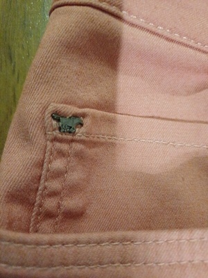 Elbląg Spodnie MUSTANG rozmiar 38,na wiosnę, cieńszy materiał, ładny brzoskwiniowy kolor, stan idealny