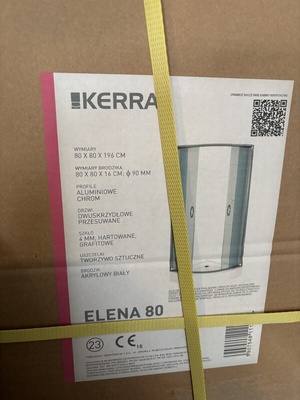 Elbląg Sprzedam kabinę prysznicową z brodzikiem, zlewozmywak z baterią i syfonem, drzwi łazienkowe 80L.
Kabina 80 z