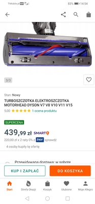 Elbląg Sprzedam nową elektroszczotke do dyson