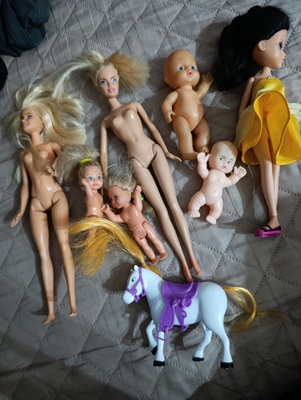 Elbląg Oddam lalki barbie widoczne na zdjęciach. Stan dobry
 W zamian dwie małe czekolady. Kontakt sms