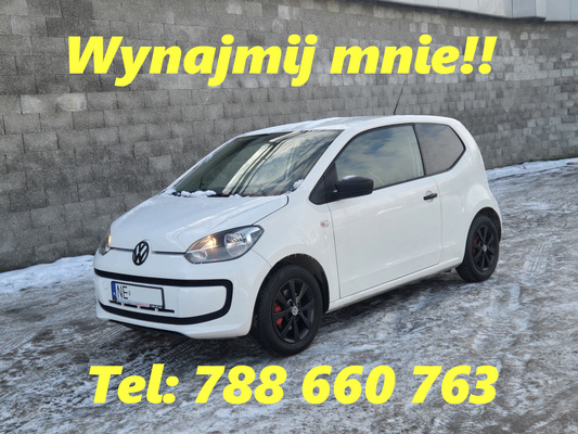 Elbląg Volkswagen Up z LPG na wynajem &ndash; małe auto, wielkie oszczędności!&nbsp; Szukasz taniego i wygodnego auta