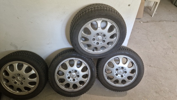 Elbląg Sprzedam koła alufelgi z oponami zimowymi rozmiar opon 195/50 R 15