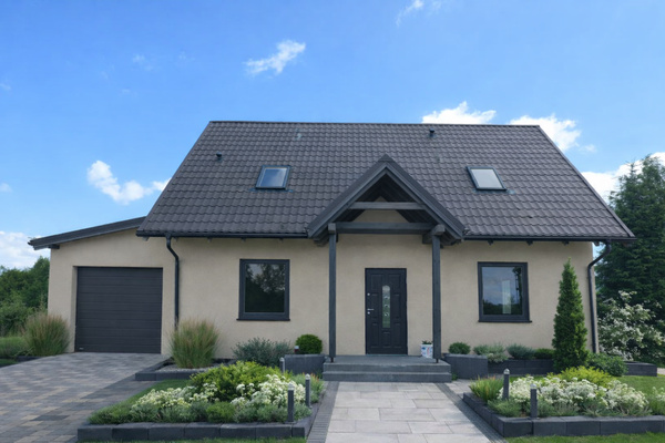 Elbląg DOM DREWNIANY JEDNORODZINNY ECOHOUSE IVJesteśmy firmą zajmującą się produkcją domów drewnianych mieszkalnych