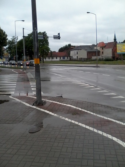 Droga dla słupów. Sopocka / Tysiąclecia (Czerwiec 2014)
