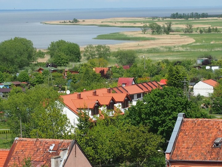 Frombork. Widok z wieży wodnej (Maj 2014)