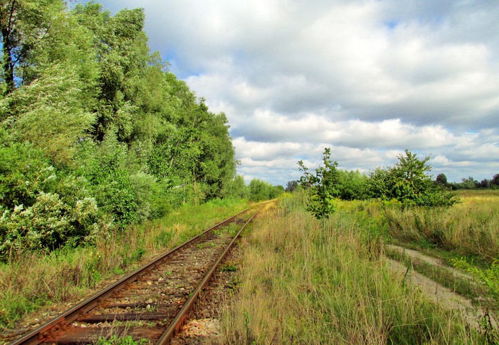 Pociągów brak na trasie kolei nadzalewowej.  (Wrzesień 2014)