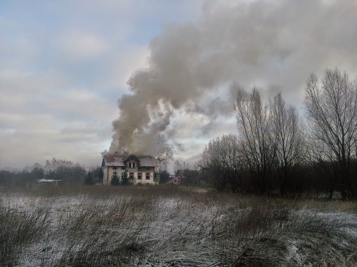 Pożar przy Nowodworskiej.  (Marzec 2015)