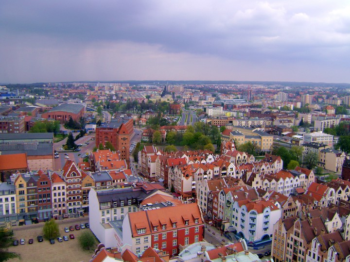 Piękny Elbląg.... Niesamowite widoki z wieży Św.Mikołaja polecam serdecznie warto... (Kwiecień 2015)