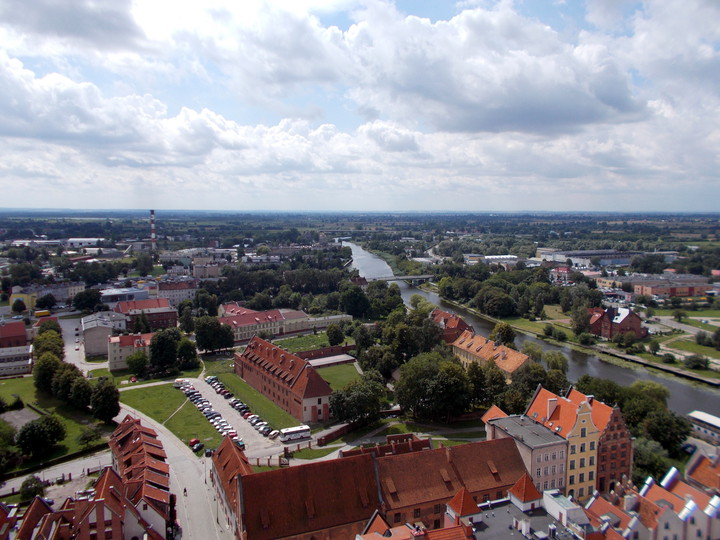 Aż dech zapiera. Panorama Elbląska :) (Sierpień 2015)