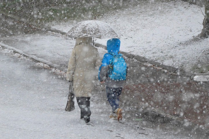 Pierwszy śnieg w Tolkmicku..  (Listopad 2015)