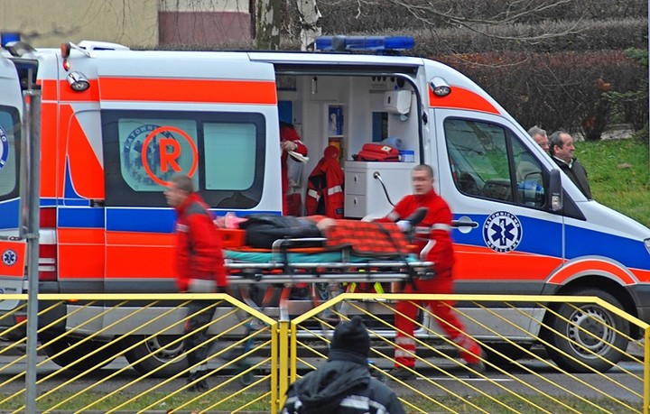 Ratownicy w akcji. Wypadek na Płk Dąbka. (Sierpień 2012)