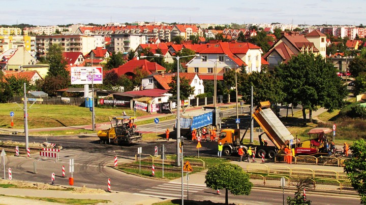 Remontowali, remontowali i w niedzielę wyremontowali. ELBLĄG UL. PUŁKOWNIKA DABKA