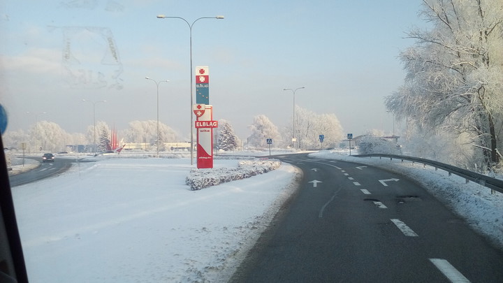 Rondo Titowa:). Elblag Wita;) (Styczeń 2017)