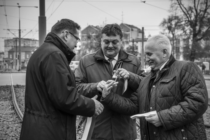 Otwarcie nowego odcinka trasy tramwajowej.. Idzie nowe... (Listopad 2017)