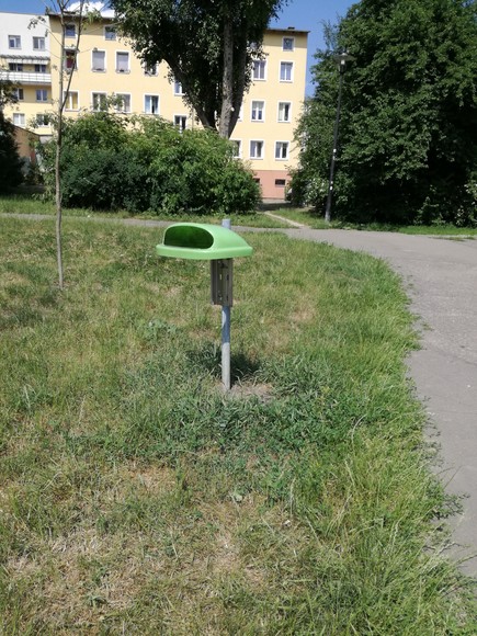 Park Traugutta.  (Lipiec 2018)