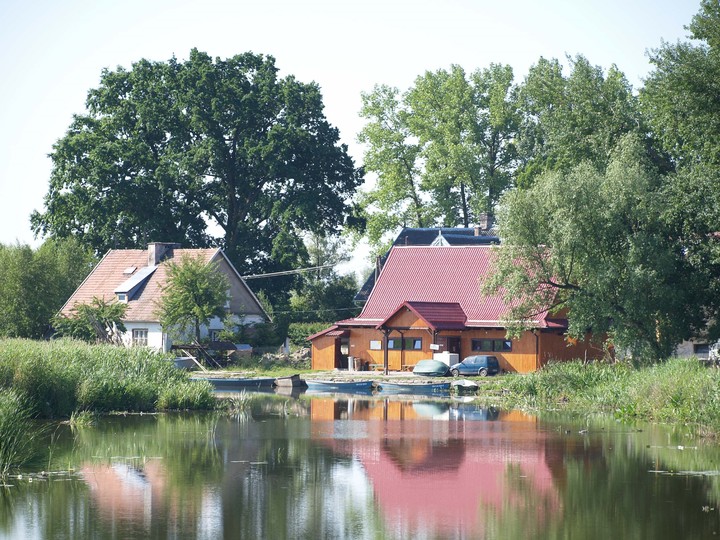 Sielanka nad Drużnem. Widok ze statku