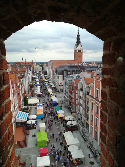 Święto Chleba Widziane z Bramy Targowej.  (Wrzesień 2018)