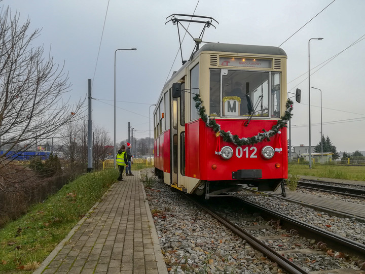 Mikołajkowy tramwaj