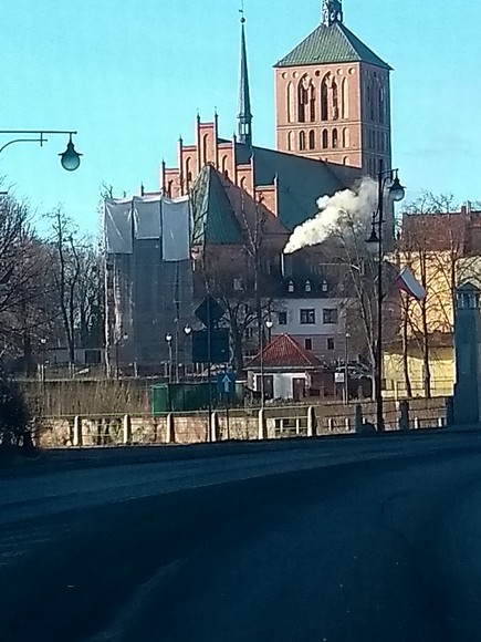 Braniewo o poranku ..... Braniewo też truje, a jak przecież nie będzie gorsze od Elbląga