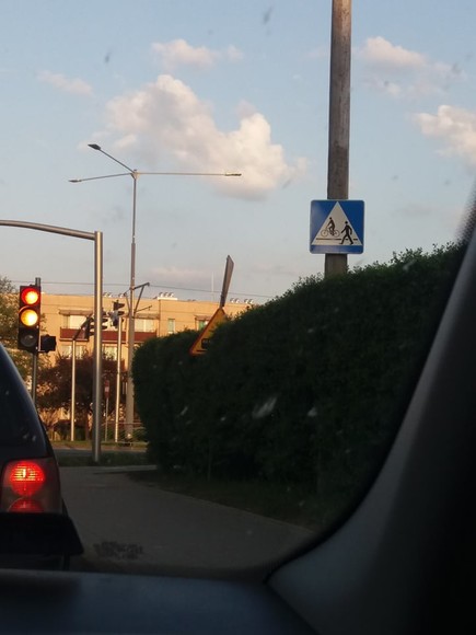 Znaki drogowe Elbląg. Płk. Dąbka (Kwiecień 2019)