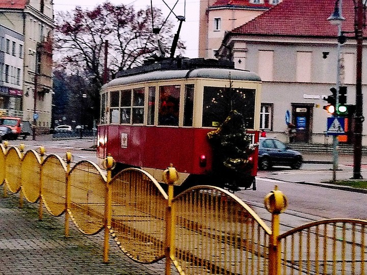 Mikołajkowy Tramwaj.  (Grudzień 2019)