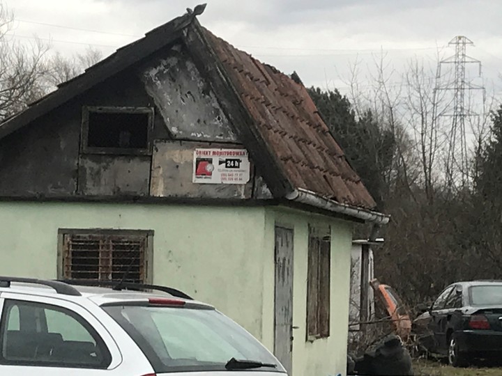 Modrzewina Elbląski Park Technologiczny - obiekt monitorowany. Takie budowle też tam bywają... (Czerwiec 2020)