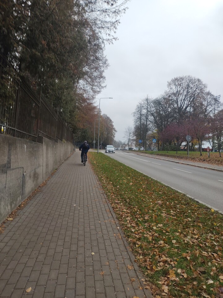 Agrykola. Rowerem po chodniku kiedy po drugiej stronie super ścieżka rowerowa. Zwrócisz uwagę to jeszcze cię zlinczuje