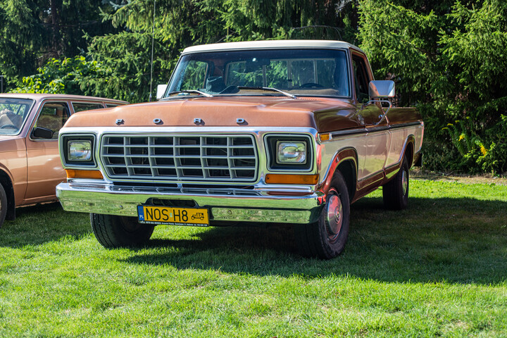 Klasyk pod Elbląskim Muzeum. Ford F150 (Wrzesień 2022)