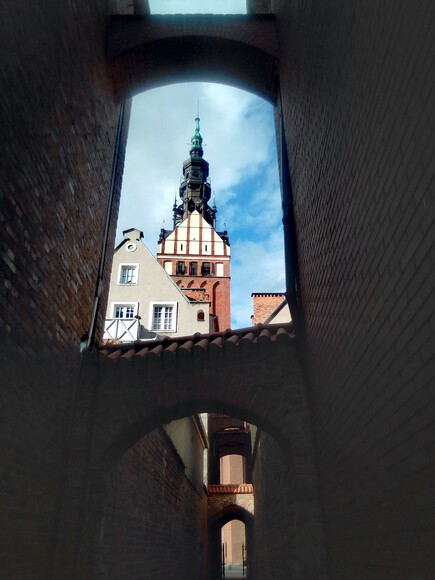 Ścieżka kościelna.Stare miasto.