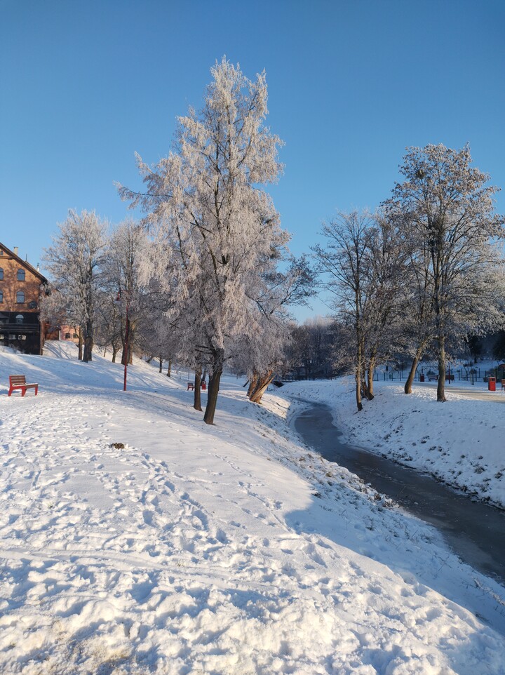 Piękna niedziela. Zamrożony świat :)