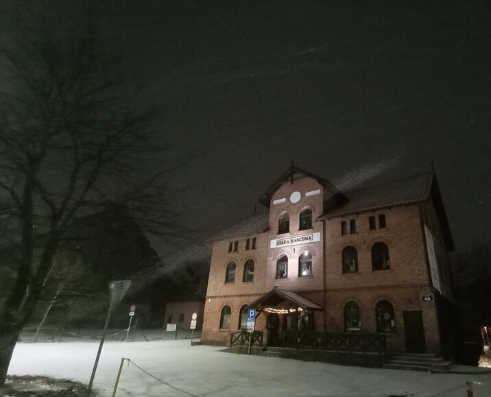 Śnieżny poranek. Stara Karczma