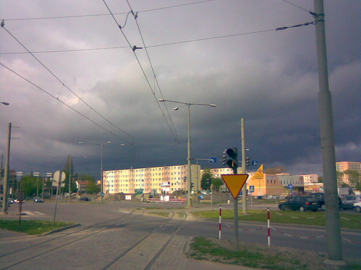 Ciemne chmury nad Elbągiem.... Zdjęcie zrobiłem jakiś czas temu... (Marzec 2013)