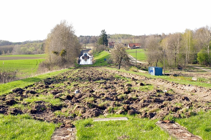 Remontowe prace na Kanale Elbląskim.. Pochylnia Kąty.