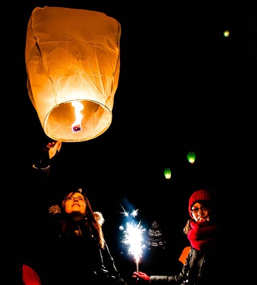 Elbląski Wieczór Lampionów. Jeden płomyk, jedno serce, jedno marzenie. (Marzec 2013)