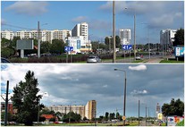 Elbląskie zmiany Ulica Płk St.Dąbka rok 2012 i 2017