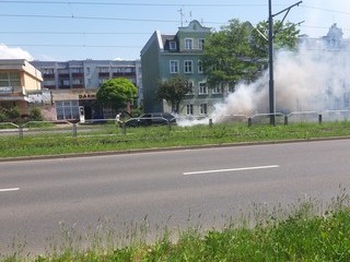 Zadymione auto