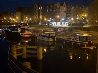 Bulwar wieczorową porą