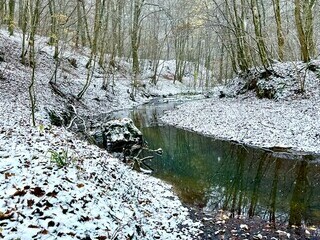 Pierwszy śnieg nad Kumielą