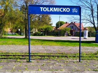Nadzalewowa Kolej Drezynowa -stacja  Tolkmicko