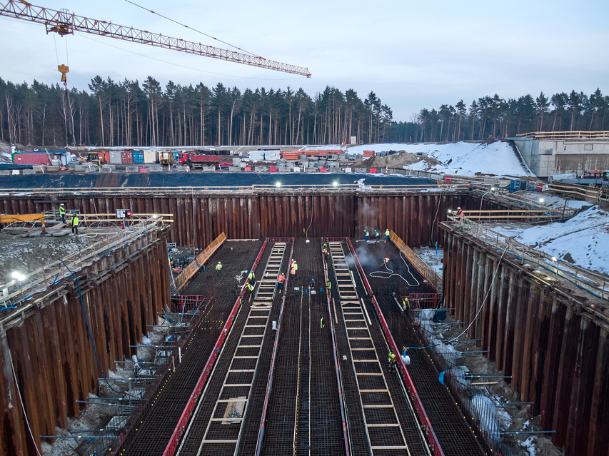 Na przekopie betonują śluzę zdjęcie nr 236487