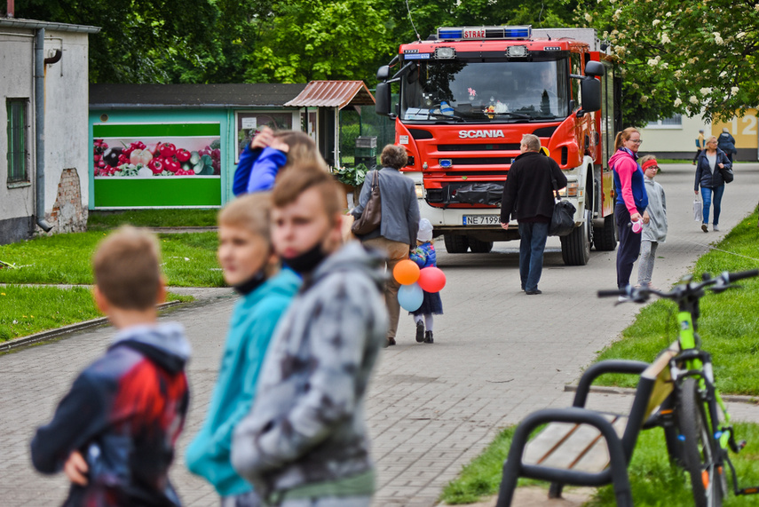 Pożar budynku usługowego na Zawadzie zdjęcie nr 240732