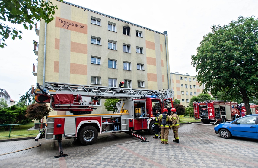 Pożar na ul. Robotniczej zdjęcie nr 241749