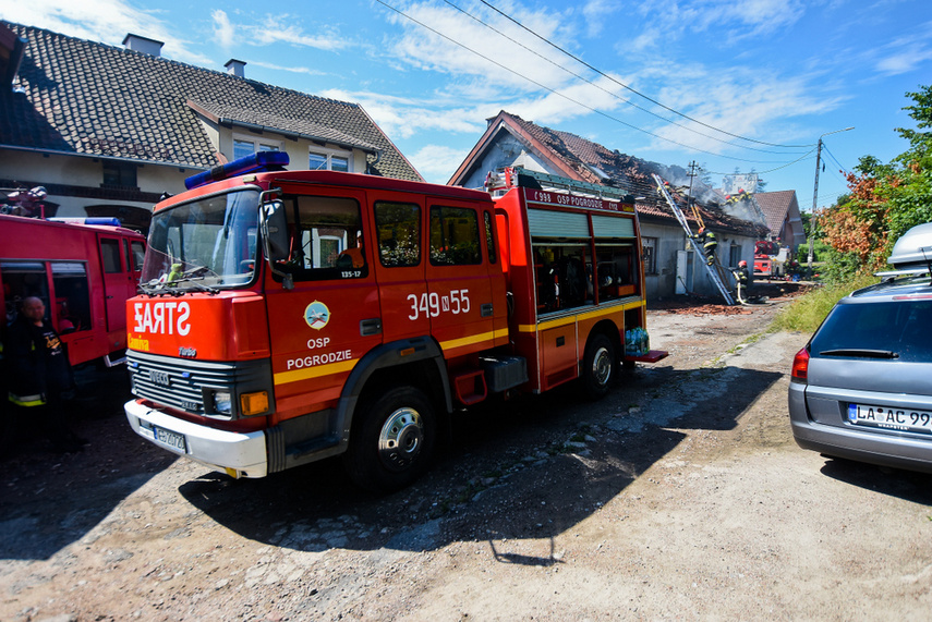 Pożar piekarni w Milejewie zdjęcie nr 243427